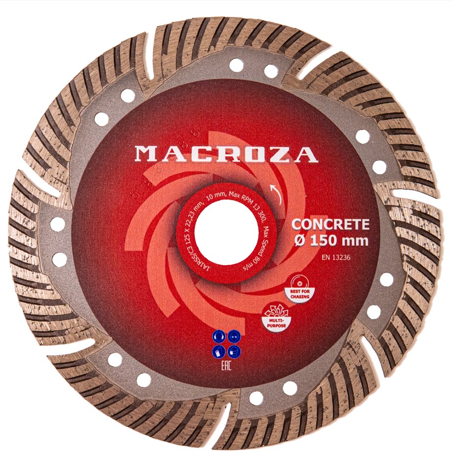 Rozadora de pared MACROZA D500 - 2800 W - Imagen 6