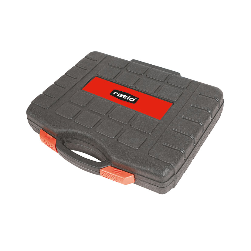MALETIN HERR.108 PZAS.1/4"1/2"CR-V RATIO - Imagen 3